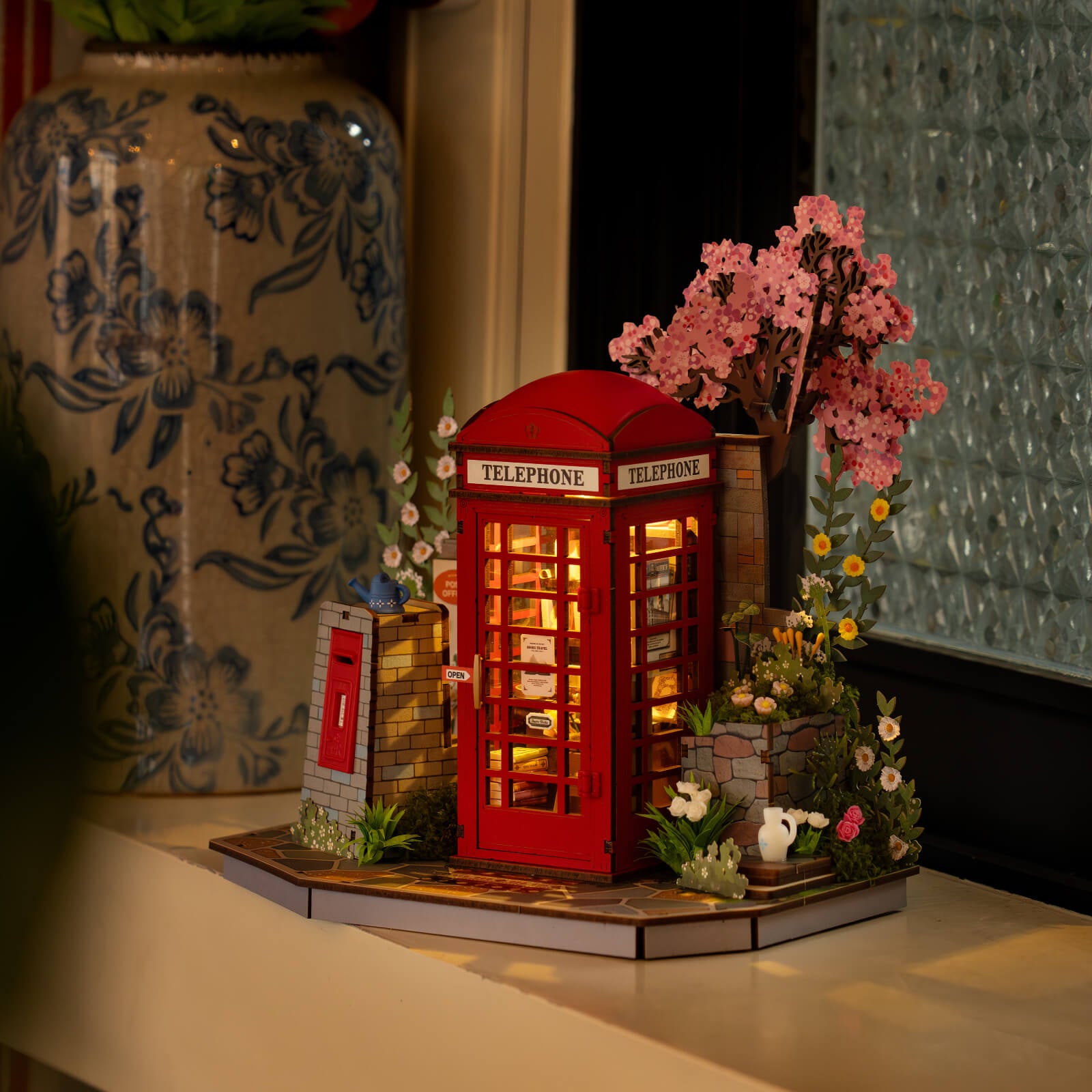 フランス　ライティング　トールペイントのボックス　ブロカント [h028] New Arrival: Rolife Blossom Book Booth TGS05 | British Vintage