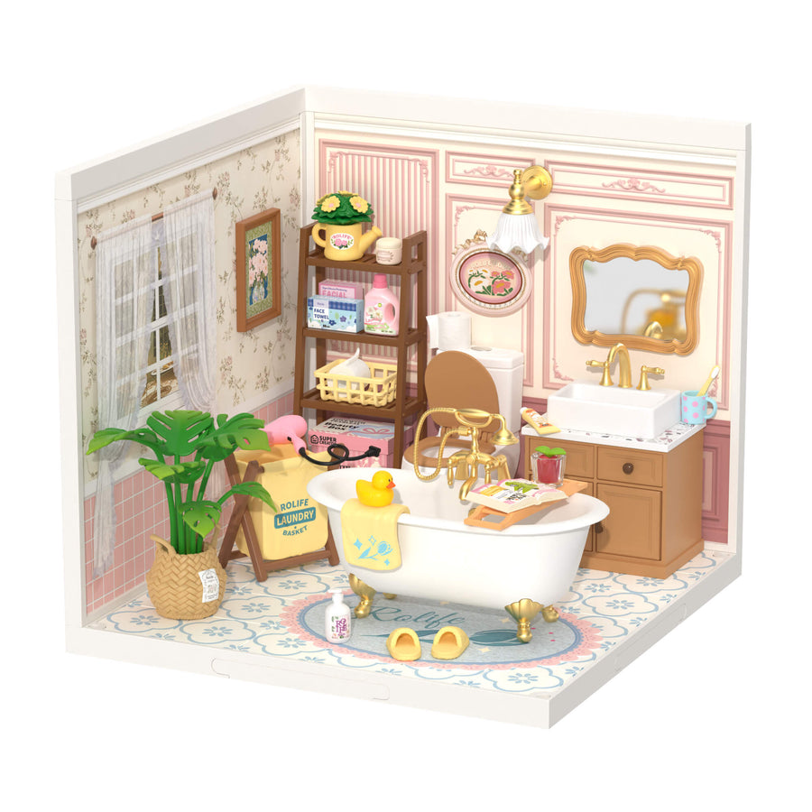 Rolife Pop Bubble Bathroom DIY Miniature House DW014B main product photo