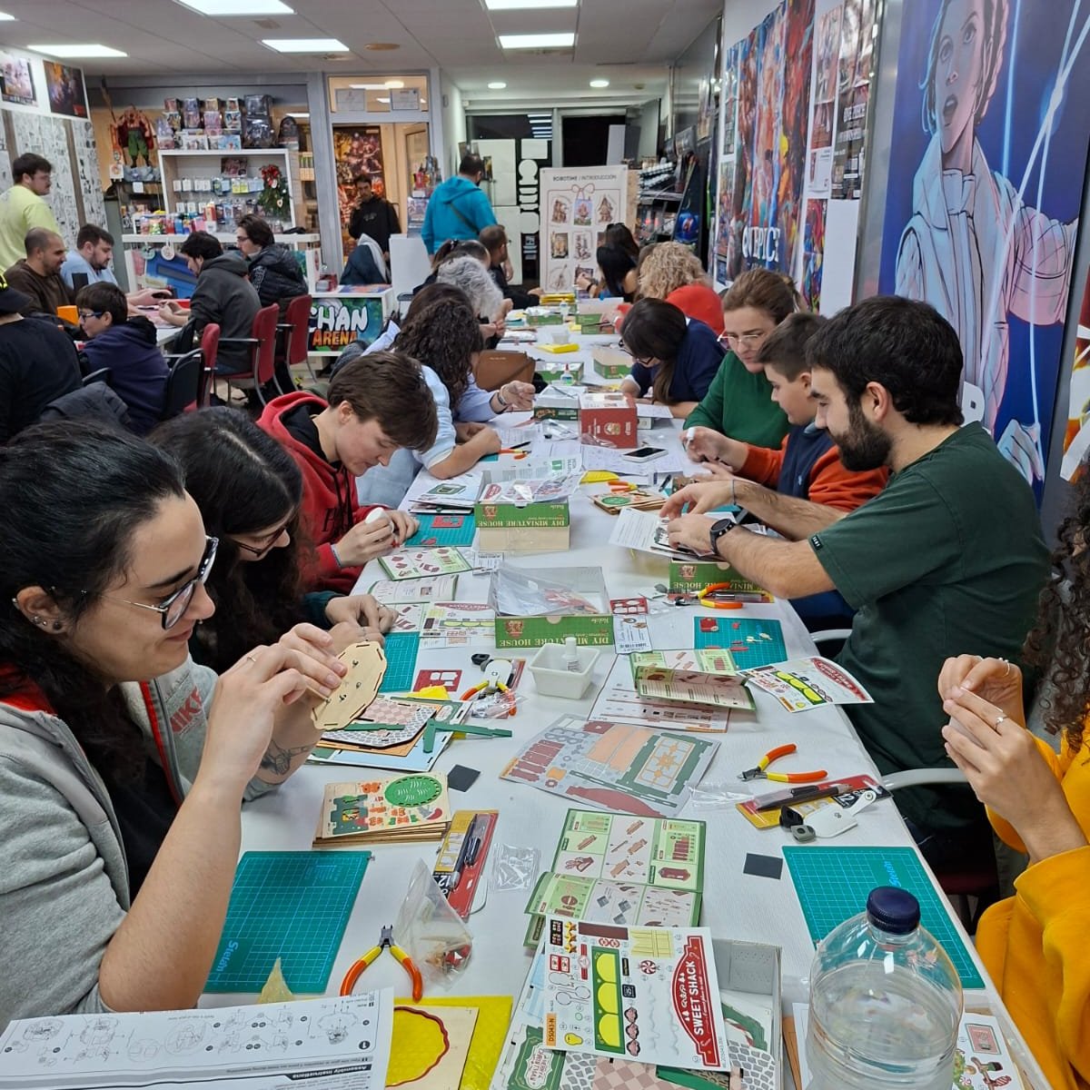 &nbsp;Builders of all ages and genders from all over Barcelona went to the meetup