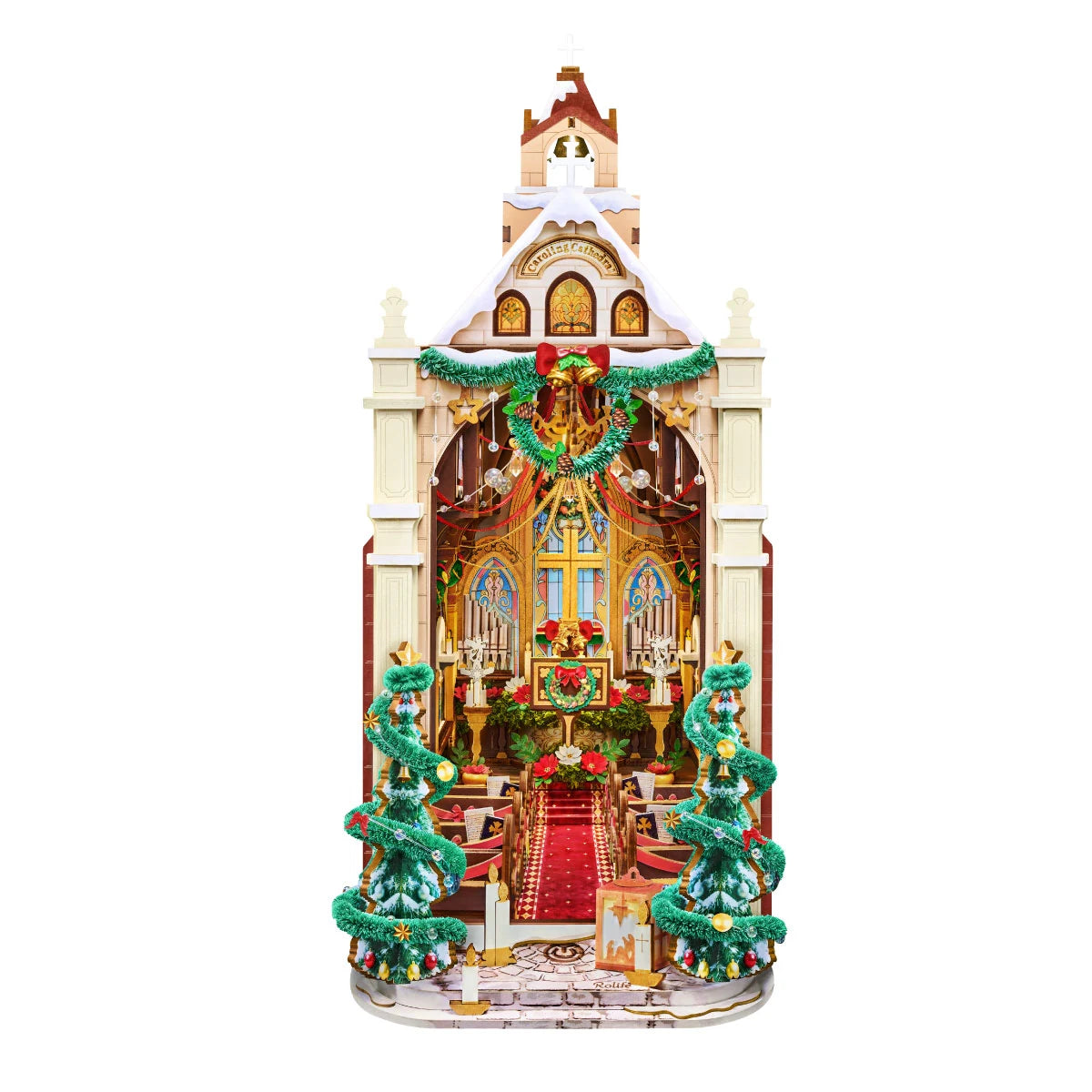 Rolife Caroling Cathedral DIY Book Nook TGB26