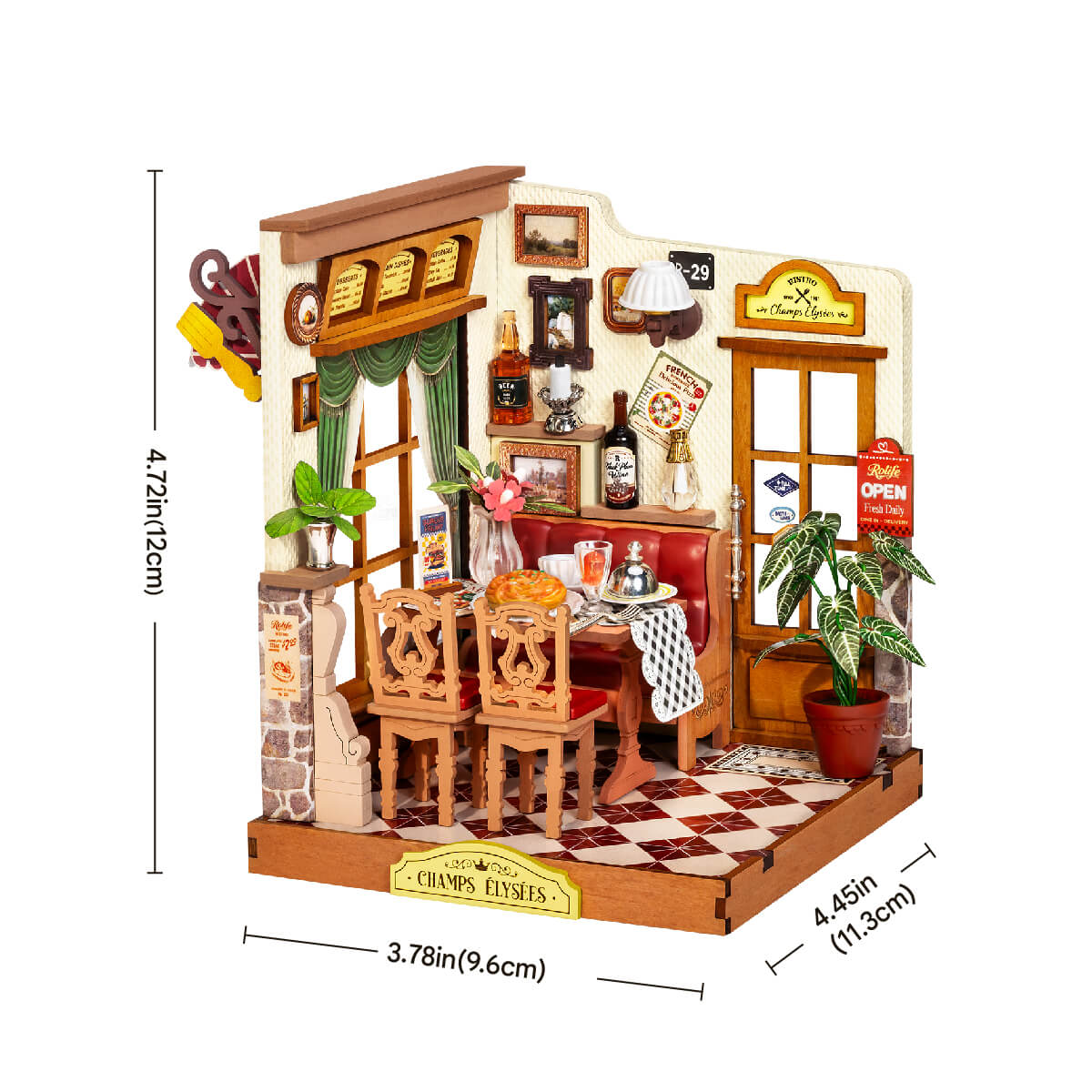 Rolife Champs-Élysées Bistro DIY Miniature House DS053