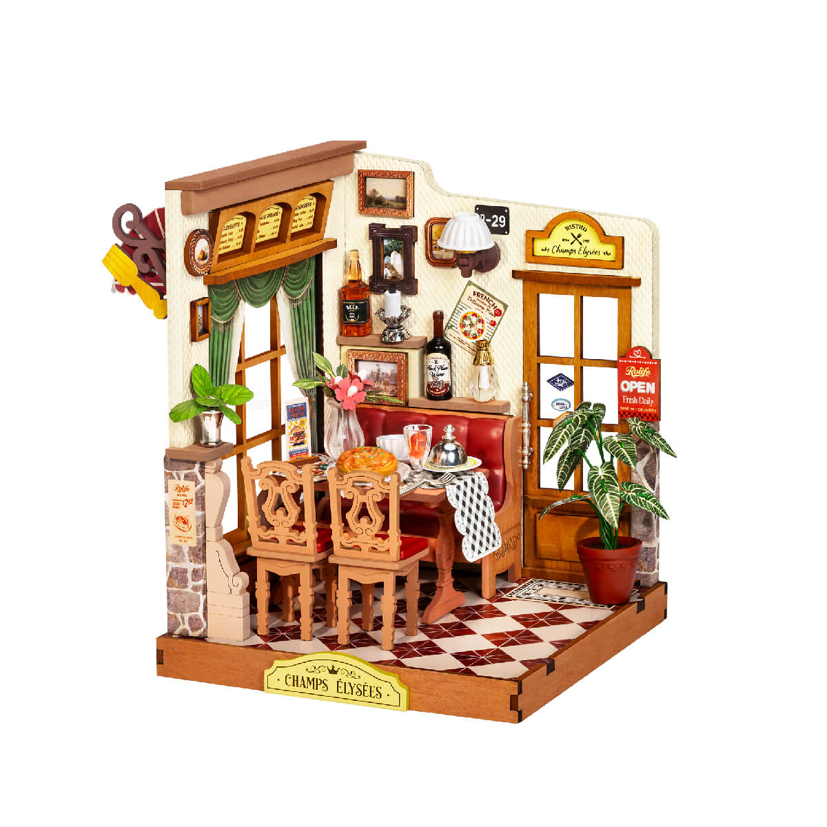 Rolife Champs-Élysées Bistro DIY Miniature House DS053