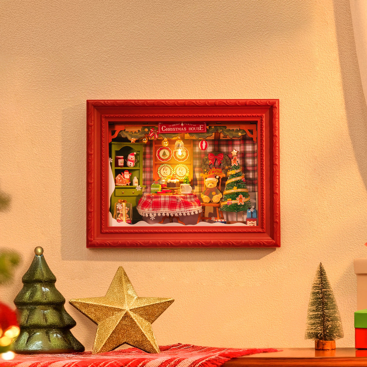 Rolife Christmas Eve Party 3D Wooden Puzzle DP005 | Robotime