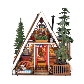 Rolife A-Frame Cabin DIY Miniature House DG181 variant 095