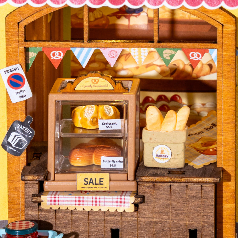 Rolife Fluffy Cat Bakery 3D Wooden Puzzle DP001 | Robotime