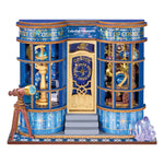 Rolife Magic Astronomy Shop Miniature House DS048 DIY miniature house kit, product front view on neutral background