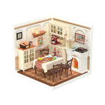 Rolife Warm Dining Room DIY Miniature House DW015B