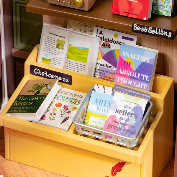 Rolife Memory Book Store DIY Miniature House DWS04B | Robotime