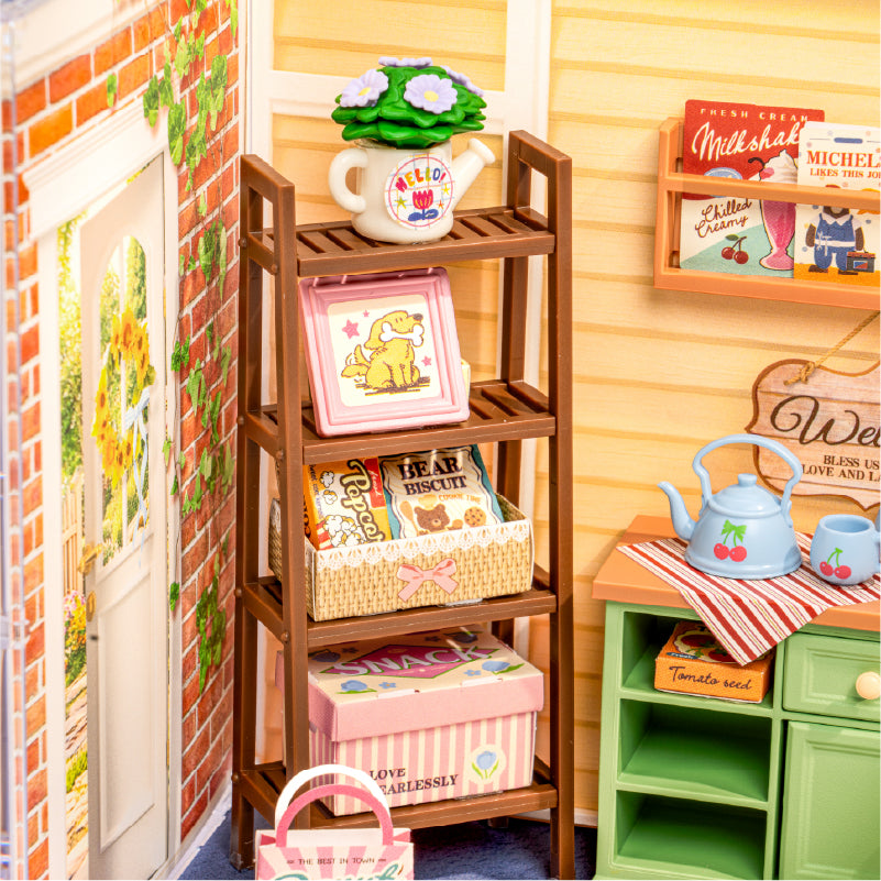 Gartenregal aus Holz