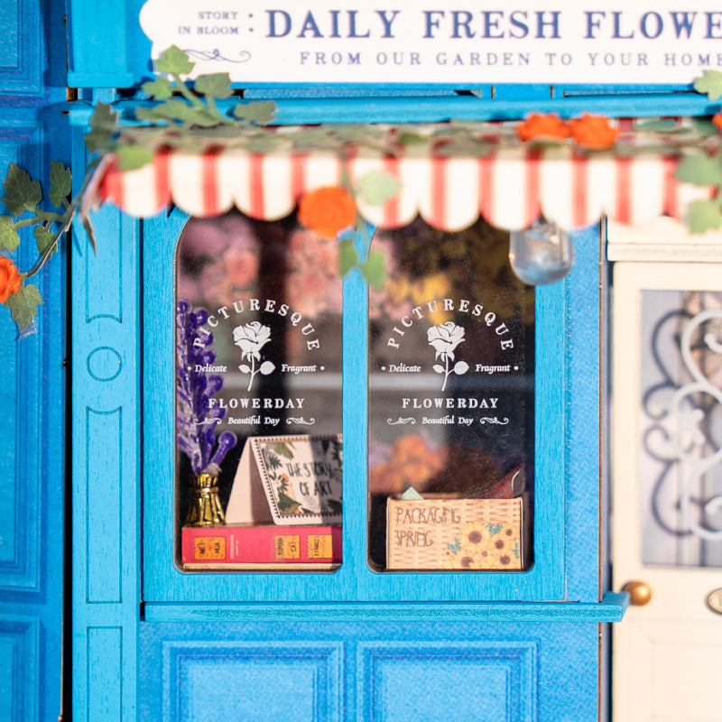 A Blooming Moment in a Frame