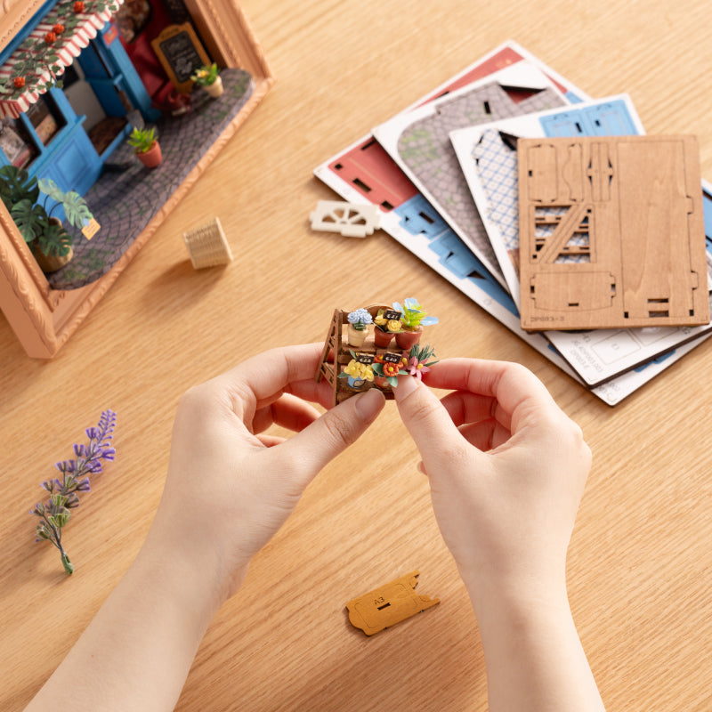 Rolife Daily Fresh Flower 3D Wooden Puzzle DP003 | Robotime