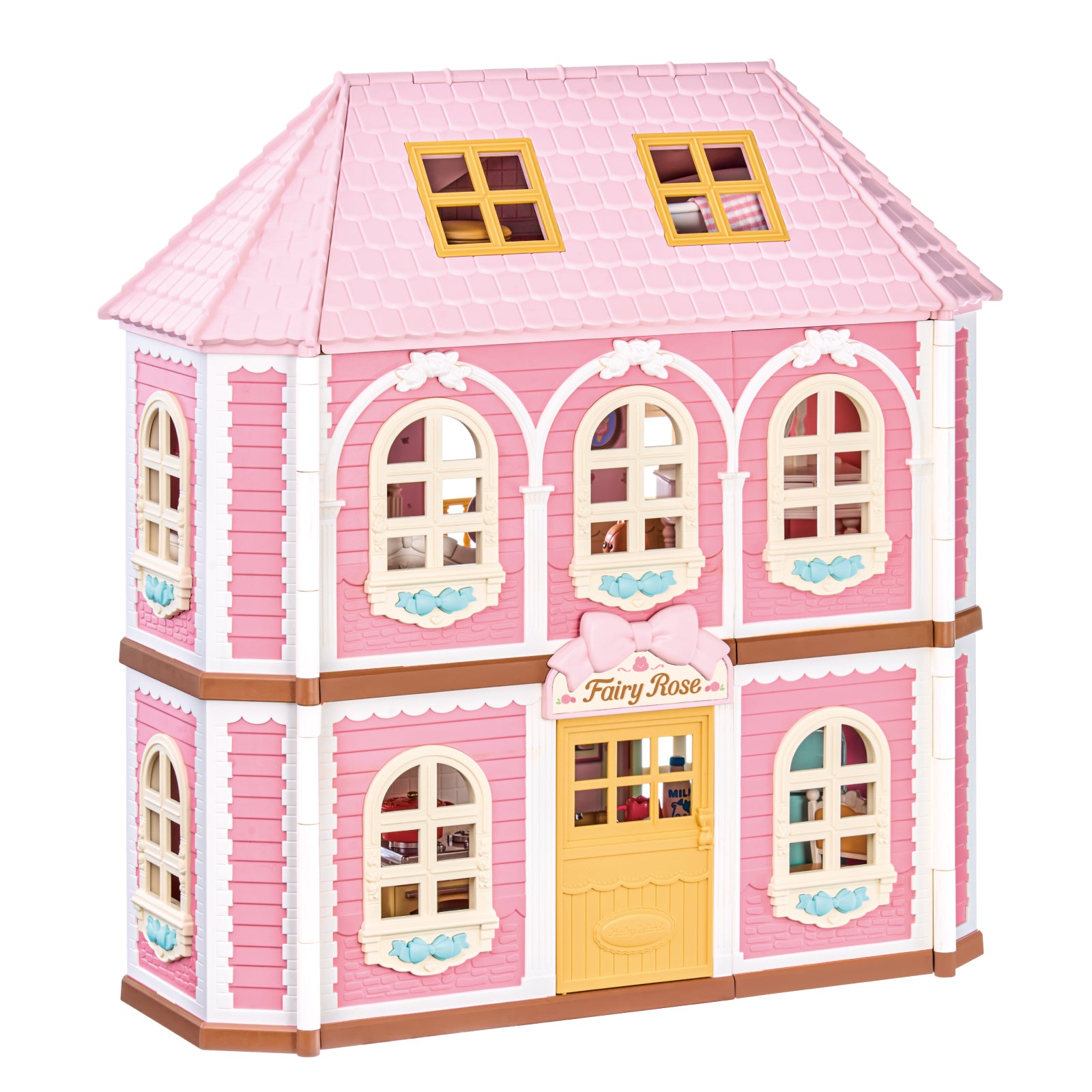 Rolife Fairy Rose Cottage Haley Island DIY Dollhouse Kit HH001