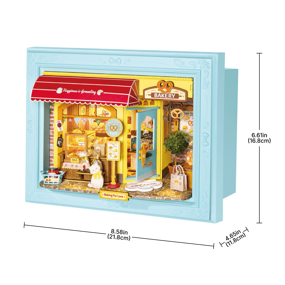 Rolife Fluffy Cat Bakery 3D Wooden Puzzle DP001 | Robotime