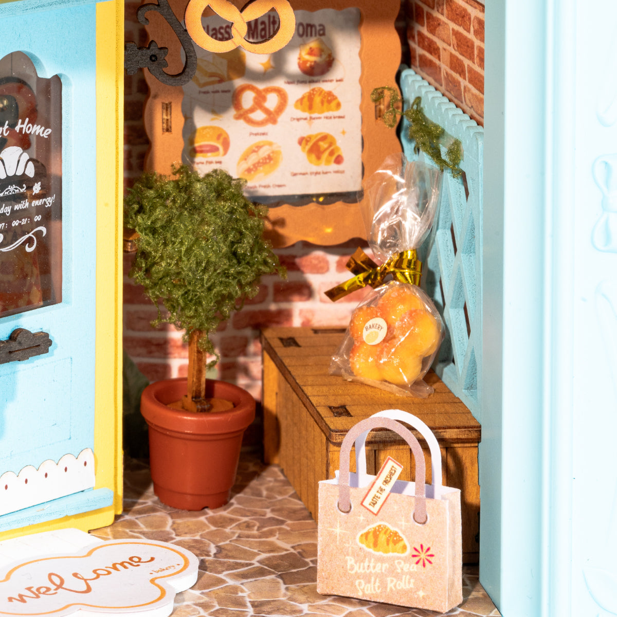 Rolife Fluffy Cat Bakery 3D Wooden Puzzle DP001 | Robotime