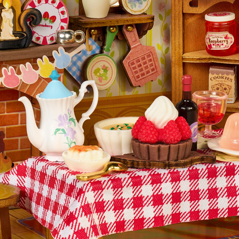Table prête pour un festin