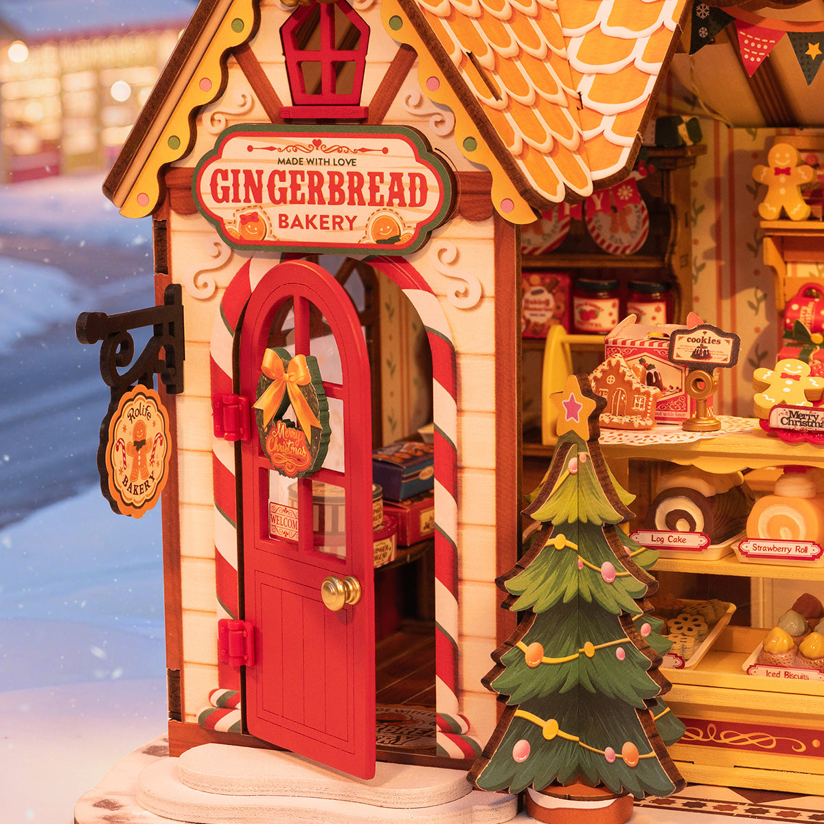 Rolife Gingerbread House DIY Miniature House DG176 | Robotime
