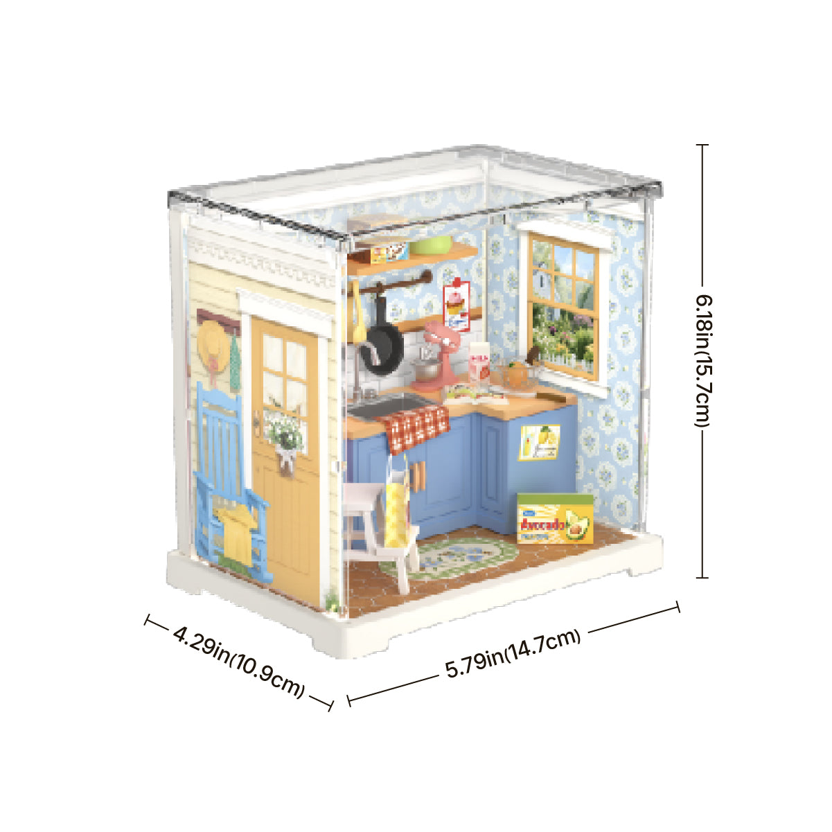 Rolife Homely Baking Kitchen DIY Miniature House DWS08B