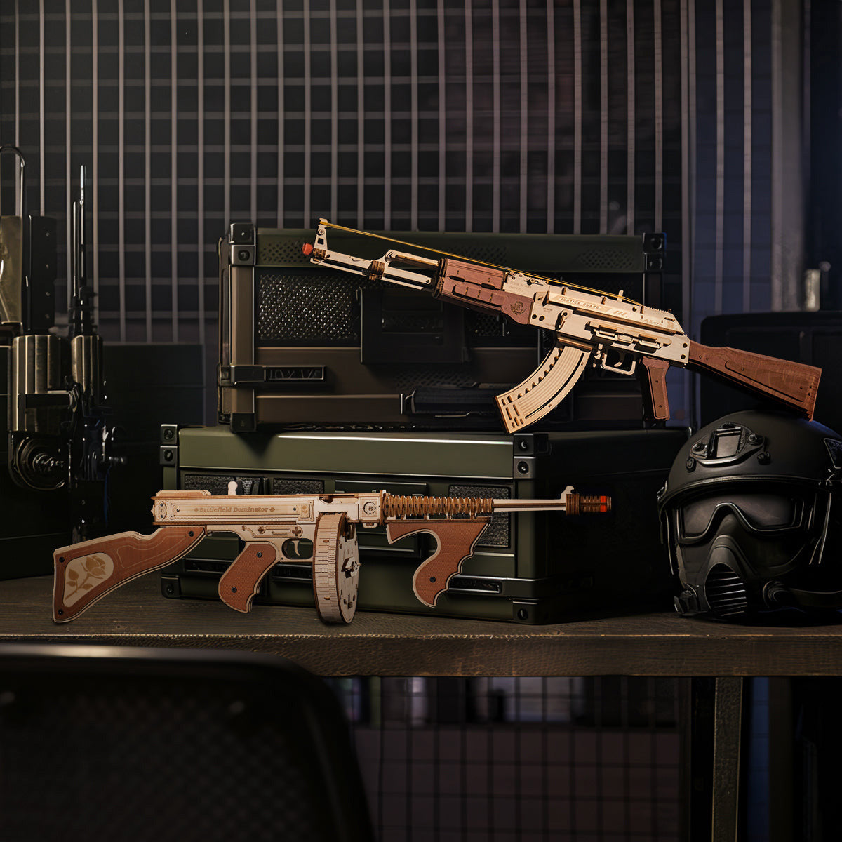 ROKR AK-47 Assault Rifle Toy Gun 3D Wooden Puzzle LQ901 | Robotime