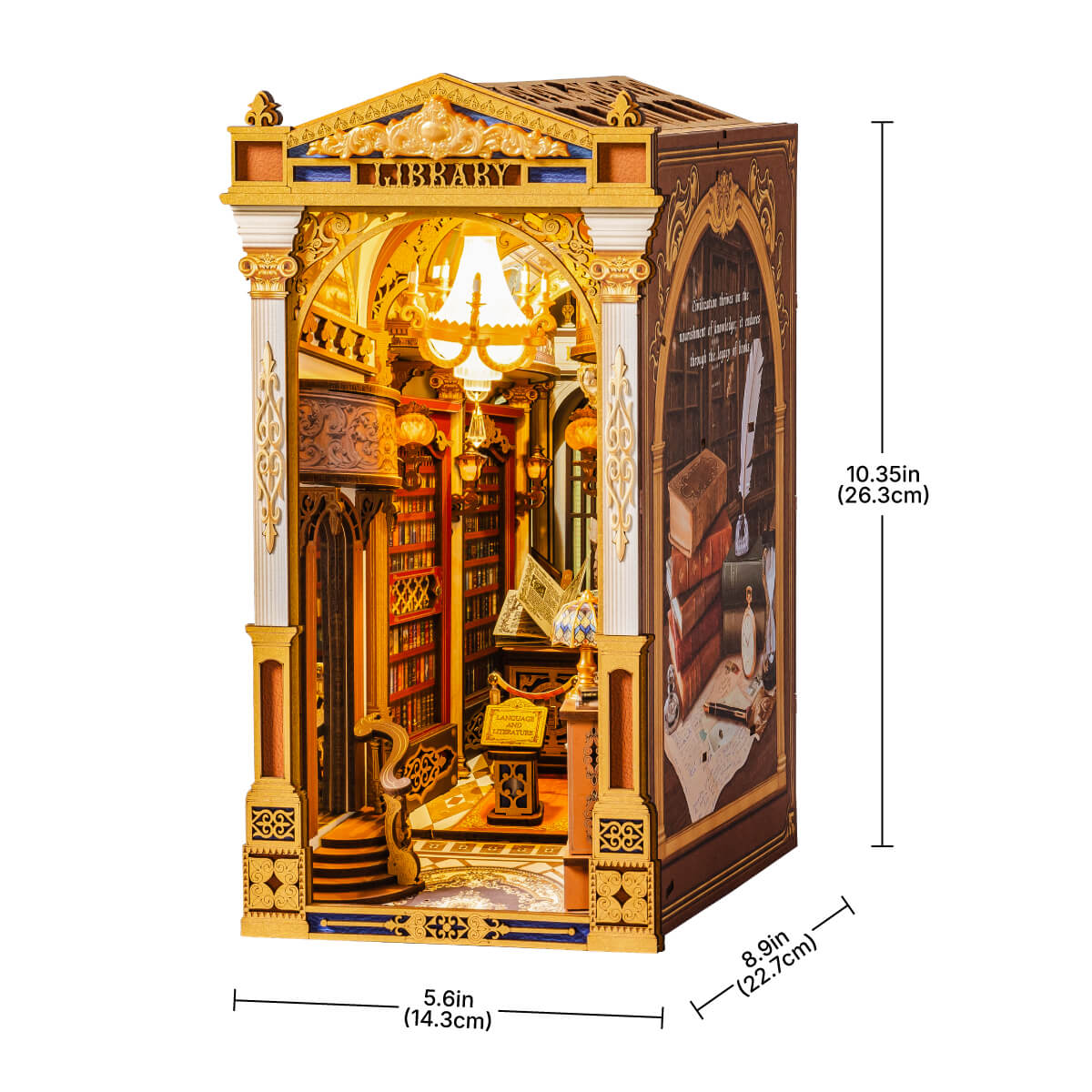 Rolife Library of Wonders DIY Book Nook TGB16 | Robotime