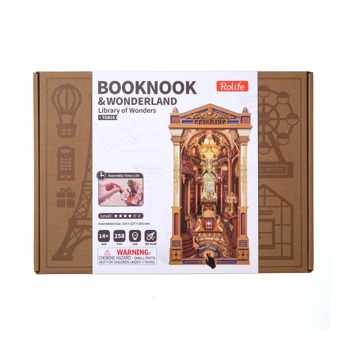 Rolife Library of Wonders DIY Book Nook TGB16 | Robotime