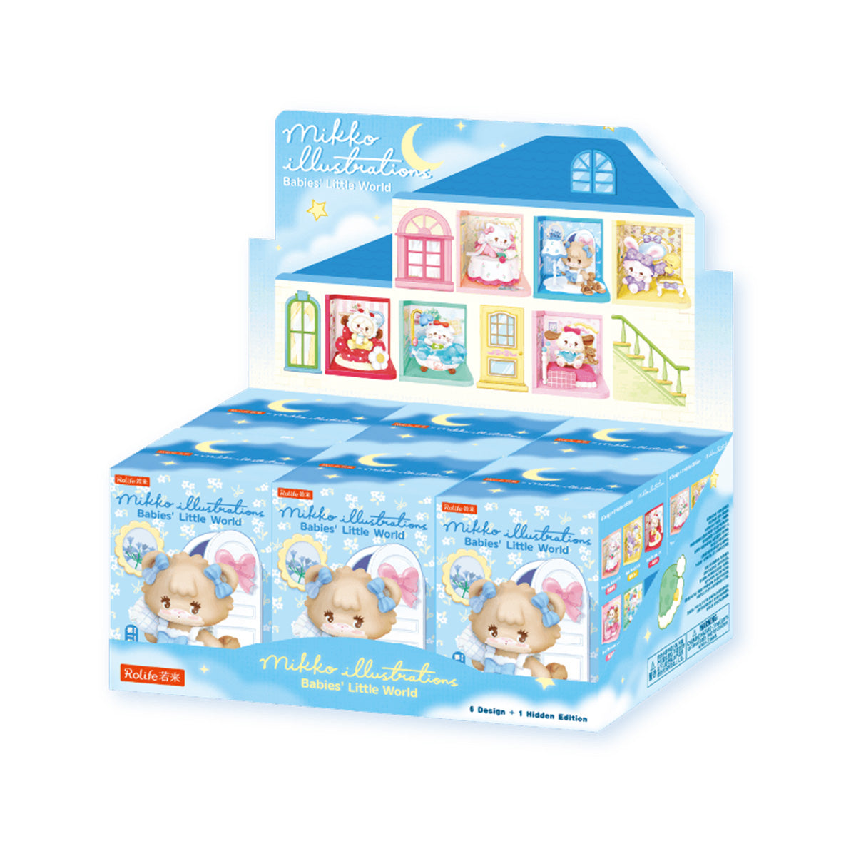 Rolife Mikko Babies Blind Box – 7 Designs, 1:72 Secret Edition