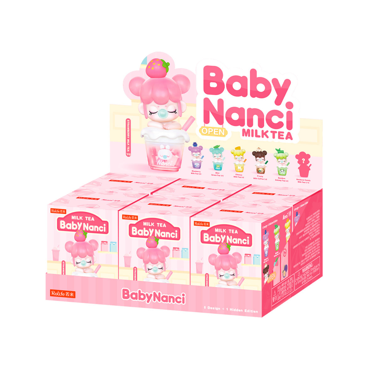 Rolife BabyNanci Milk Tea Surprise Dolls – Full Set of 6 + Hidden