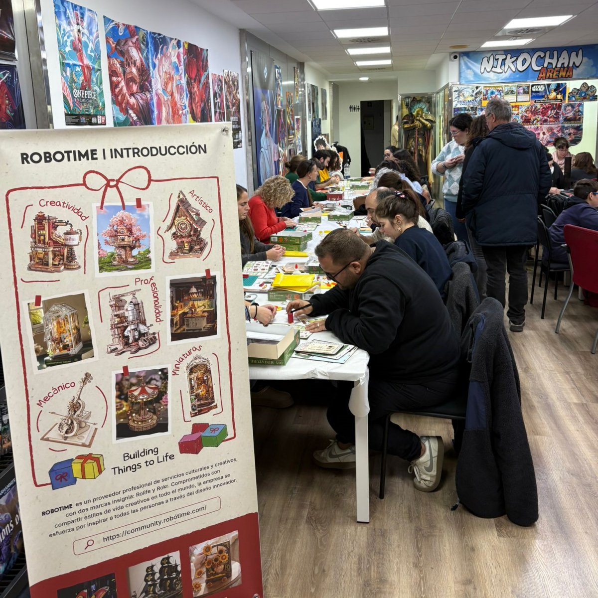 The Robotime introduction in Spanish