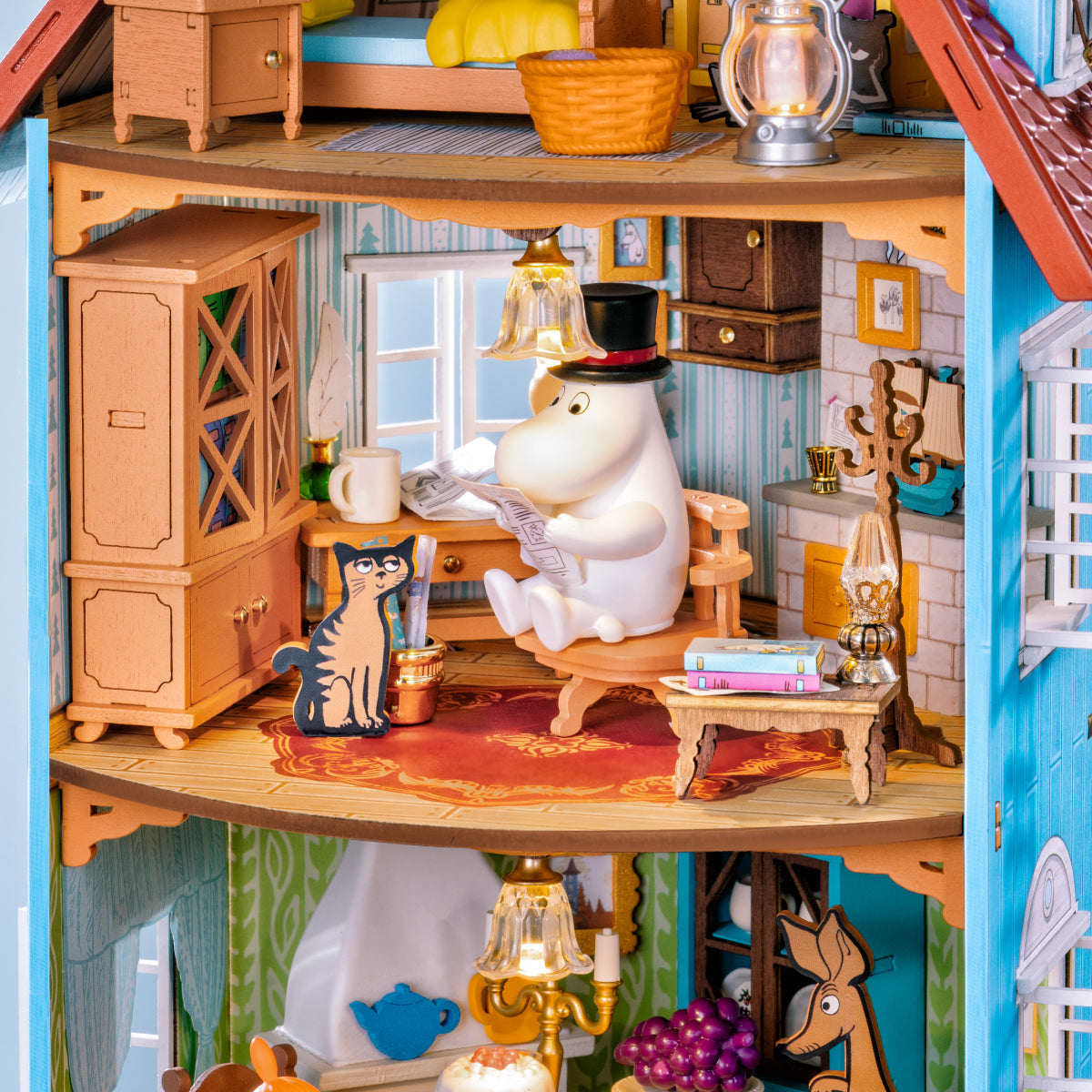 レア ムーミンハウス フィギュア付 Moominhouse Figure Set レア