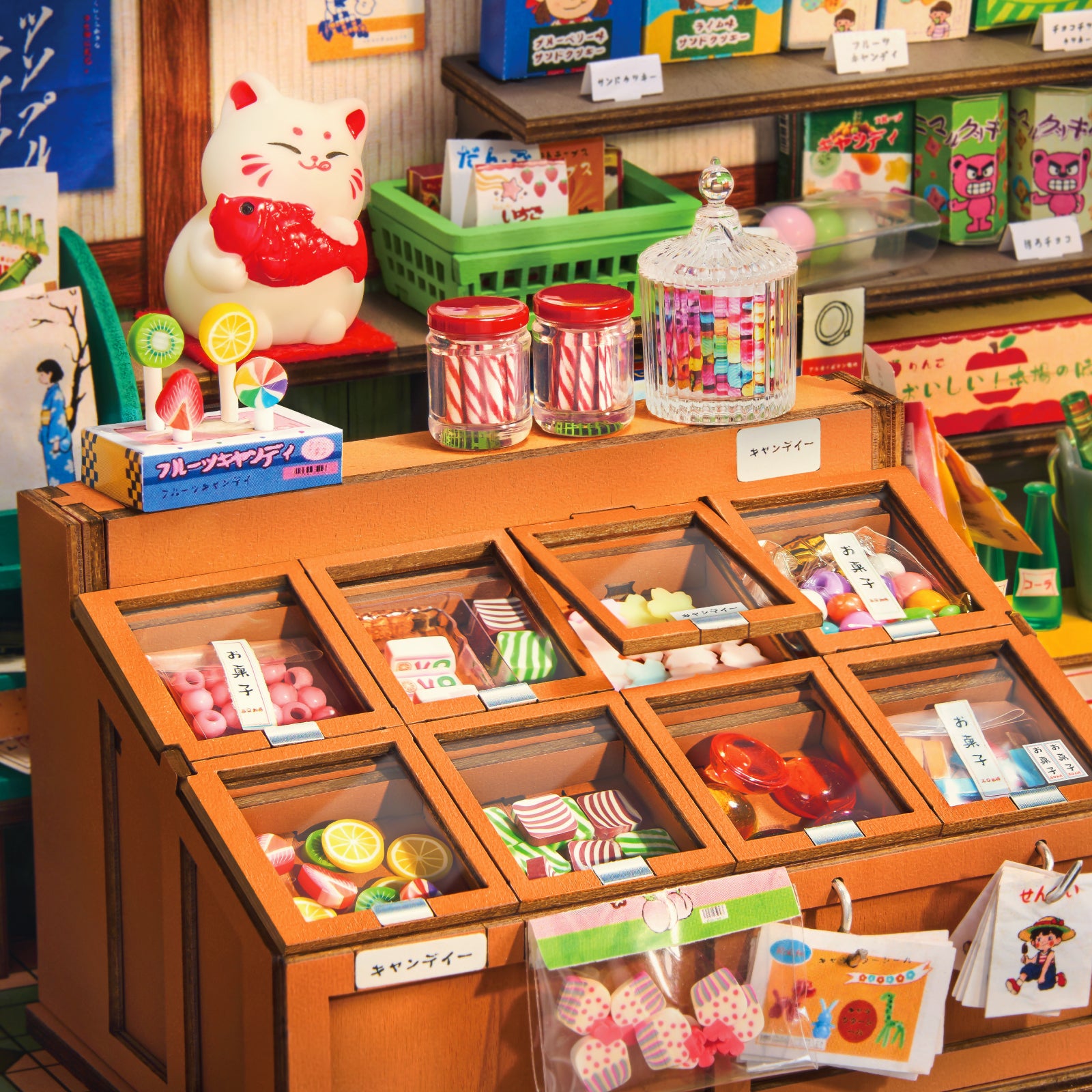 Nostalgic Corner Shop close-up detail image