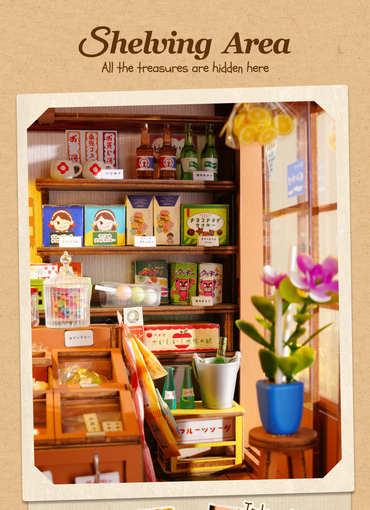 Nostalgic Corner Shop detail image showing tge05