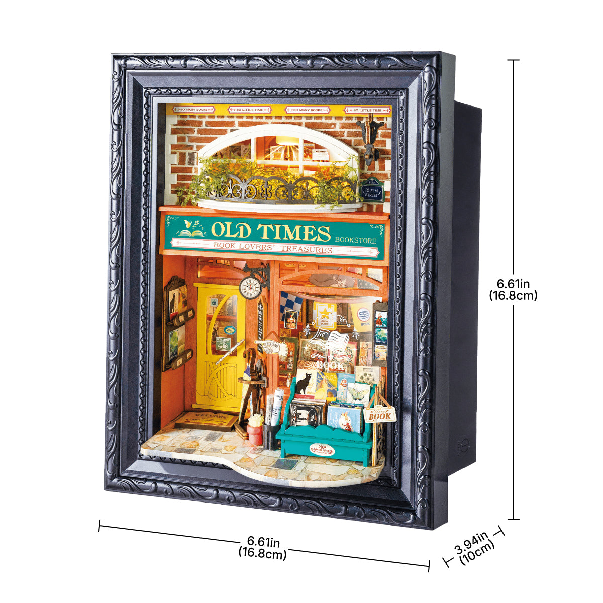Rolife Old Times Bookstore 3D Wooden Puzzle DP004