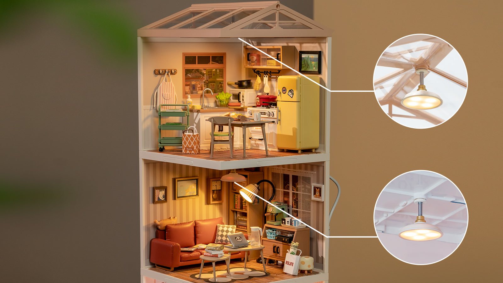 Supporting lighting up multiple houses simultaneously