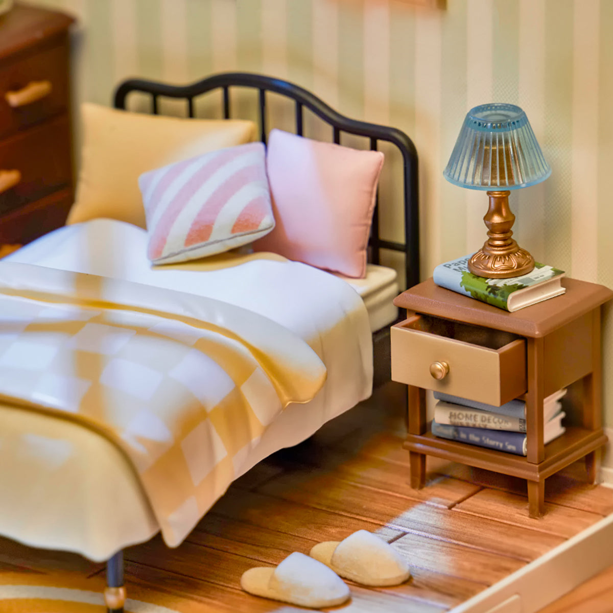 Rolife Sweet Dream Bedroom DIY Miniature House DW009 | Robotime Rolife Sweet Dream Bedroom DIY Miniature House DW009 | Robotime
