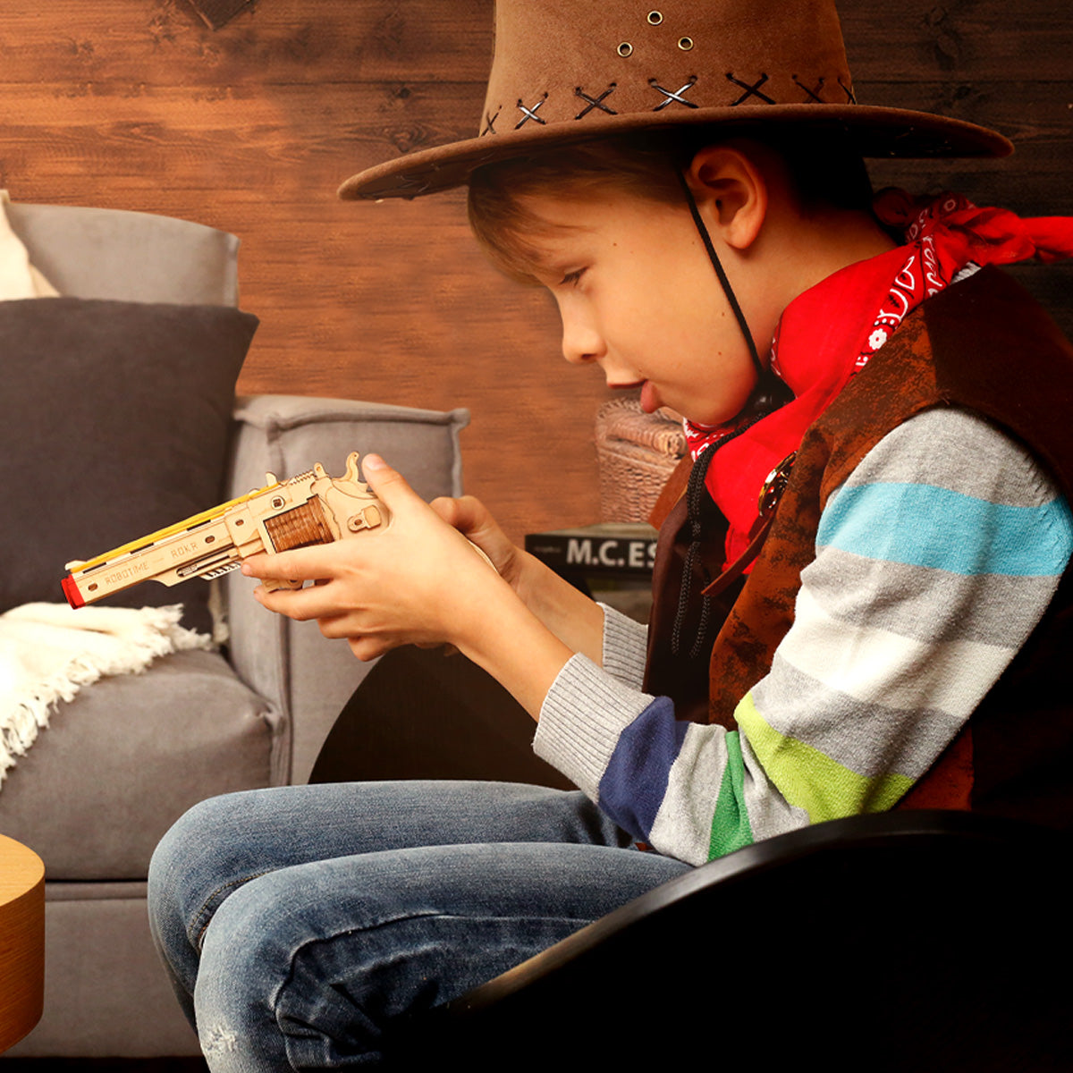 ROKR Corsac M60 Justice Guard Gun LQ401 | Robotime Online