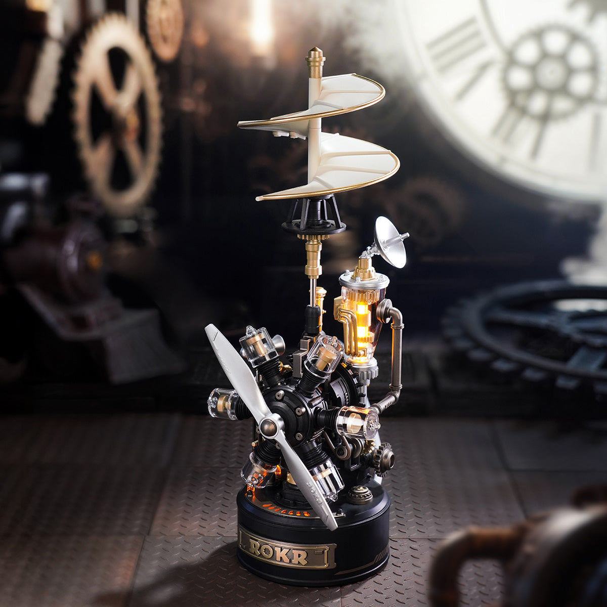 ROKR Da Vinci helikopter mechanische 3D-puzzel CGL01