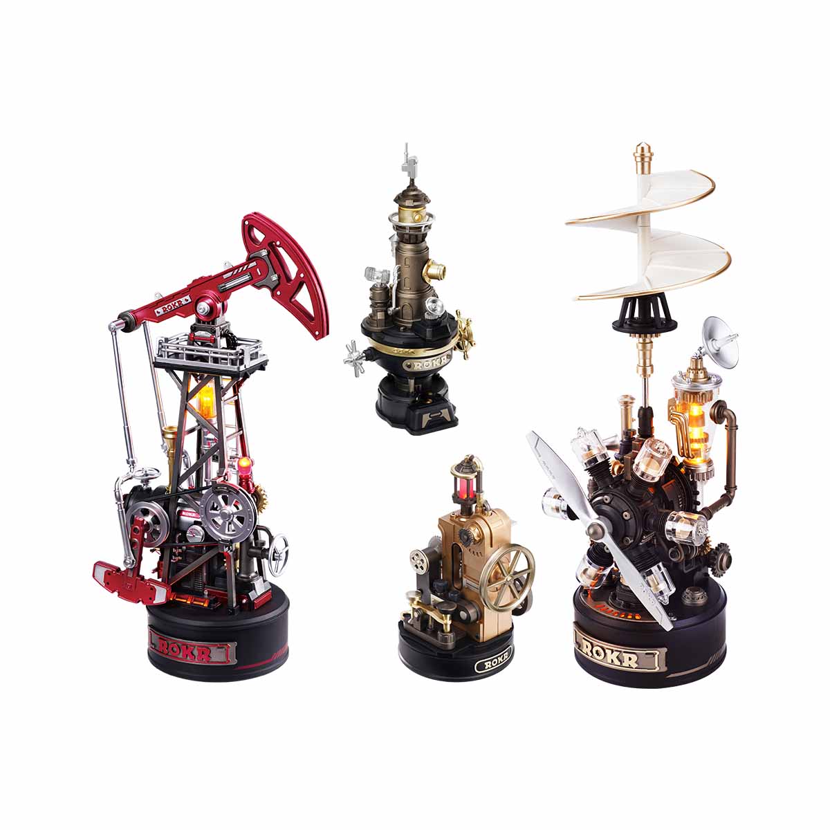 ROKR Oil Pump Jack Mechanical 3D Puzzle CGL03 | Robotime Online