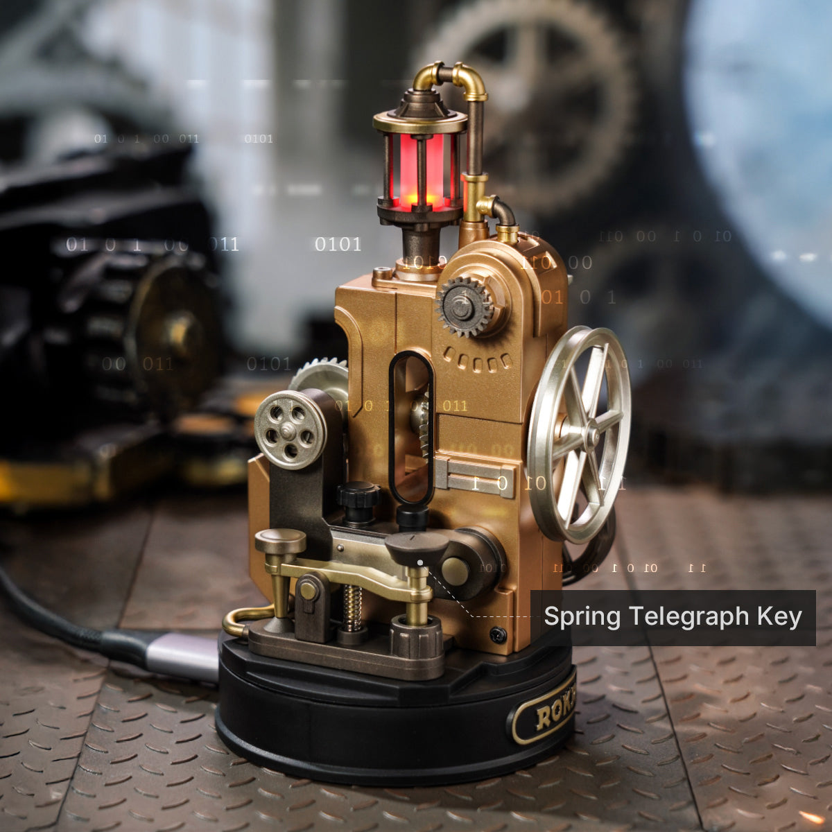 ROKR Morse Telegraph Mechanical 3D Puzzle CGM02 | Robotime Online