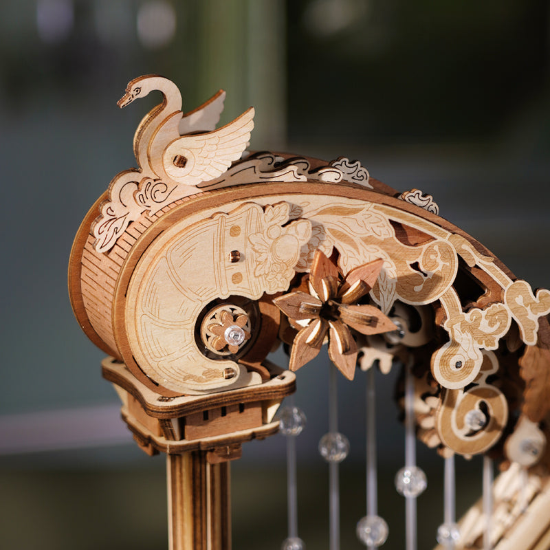 ROKR Magic Harp Music Box Wooden 3D Puzzle AMK71 | Robotime Online