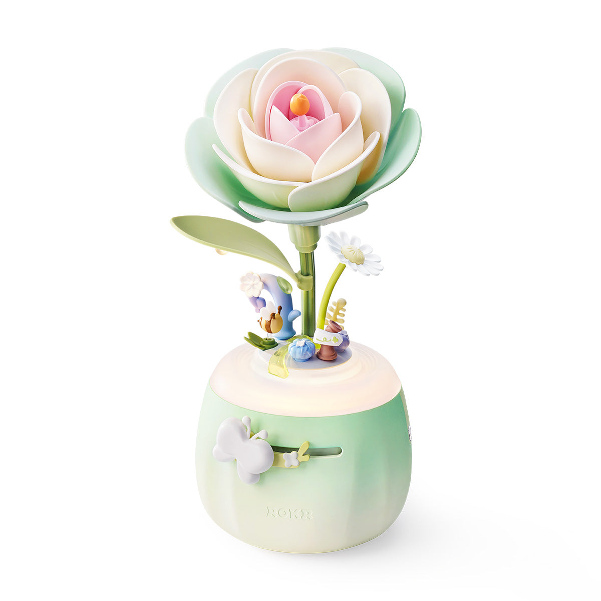 ROKR Minty Camellia Lamp DIY 3D Flower Night Light AF02S