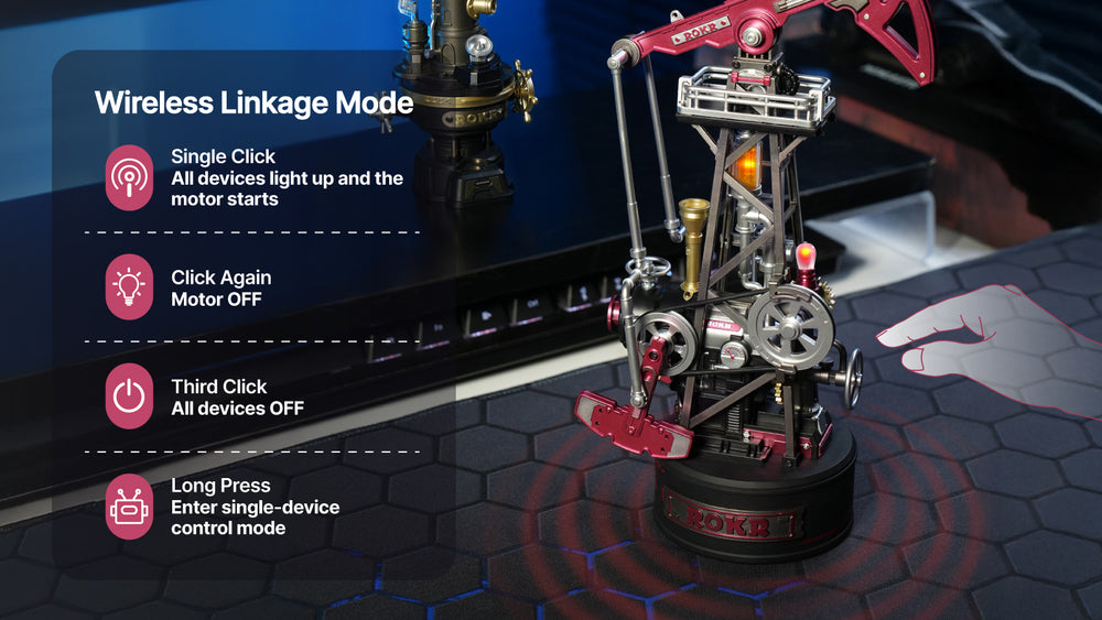 ROKR Oil Pump Jack Mechanical 3D Puzzle CGL03 | Robotime Online