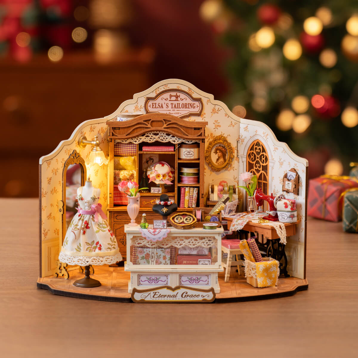 Rolife Elsa's Tailoring DIY Miniature House DG178