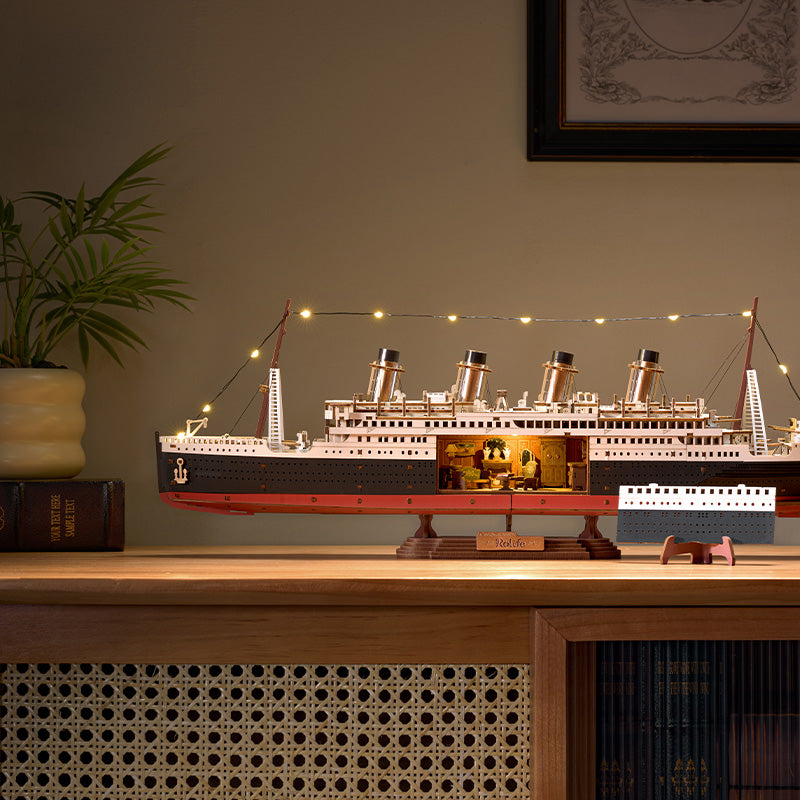 ROBOTIME Bâteau de croisière - Puzzle 3D Mécanique en bois Rolife ROBOTIME Bâteau de croisière - Puzzle 3D Mécanique en bois Rolife