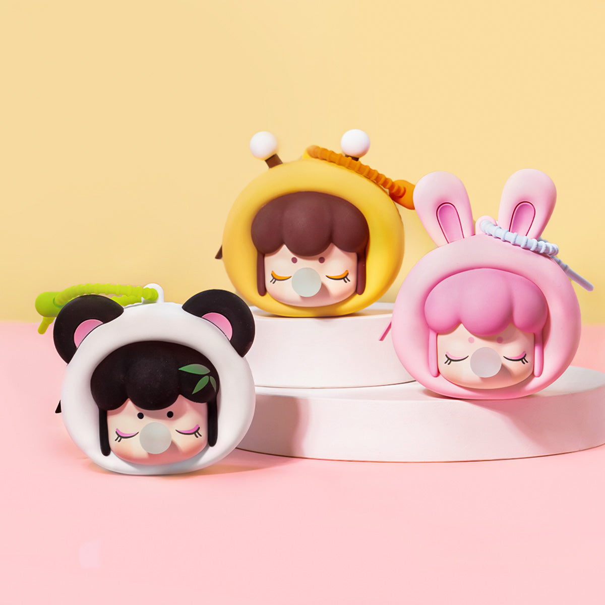 Rolife Baby Nanci Fluffy Party Headphone Case | Panda, Rabbit