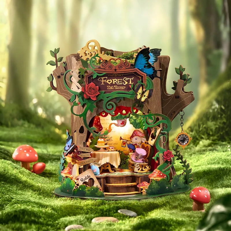 Rolife Forest Tea Party DIY Music Box AMT03