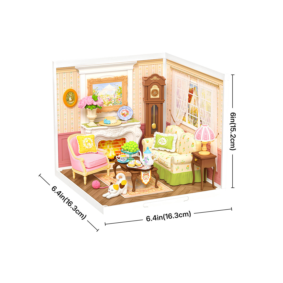 Rolife Holiday Tea Time DIY Miniature House DW023 | Robotime