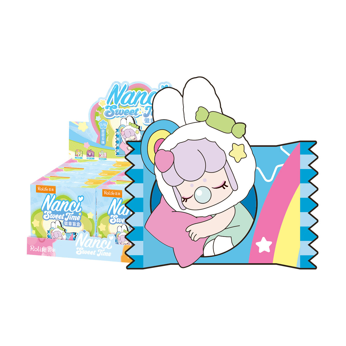 Rolife Nanci Sweet Time Badge Blind Box | 6+1 Styles | Robotime