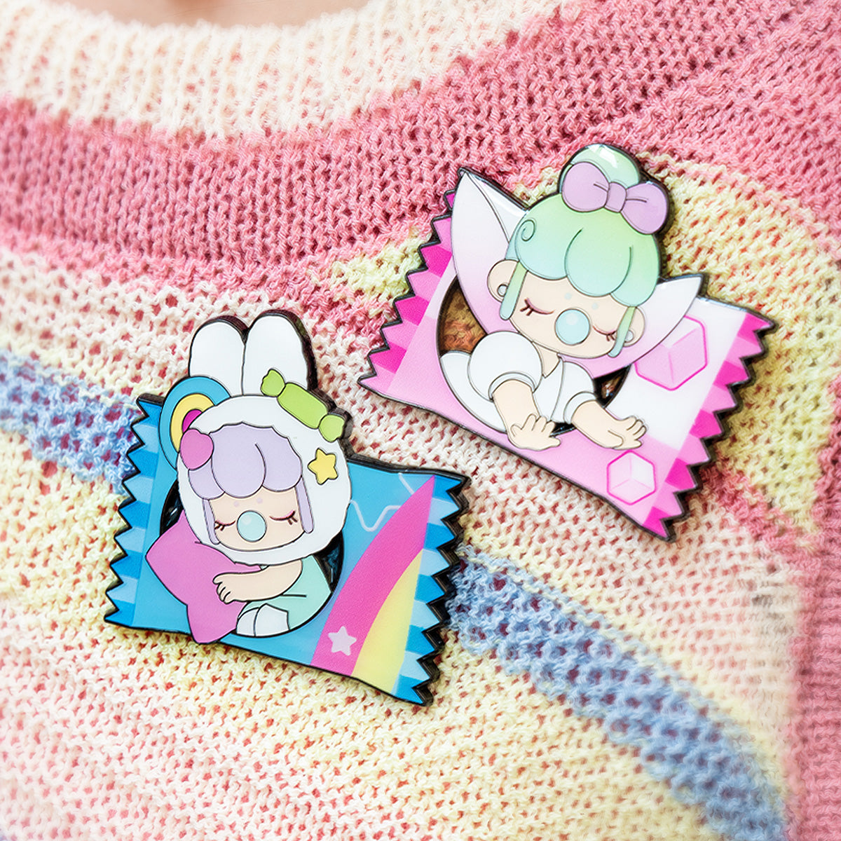 Rolife Nanci Sweet Time Badge Blind Box PNG10