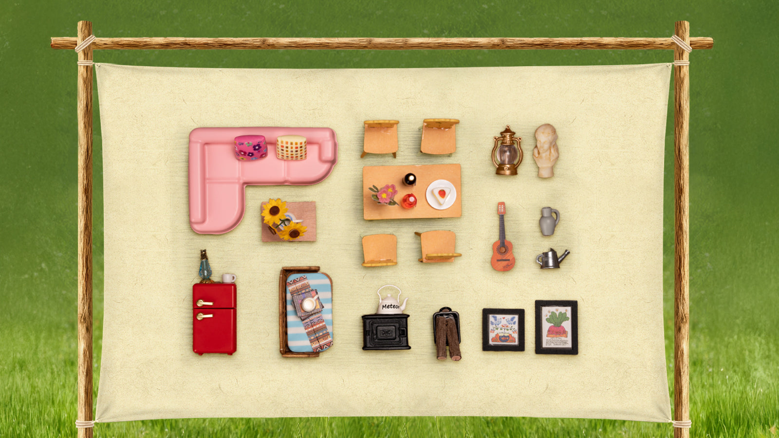 Rolife Kit de Maison de Poupée Miniature 3D Bois à Construire pour Rolife Kit de Maison de Poupée Miniature 3D Bois à Construire pour
