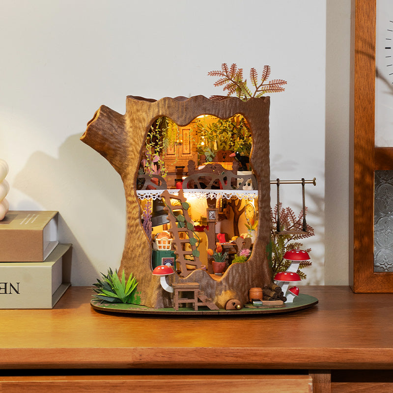 Rolife Fairytale Tree House DIY Miniature House DG179 Robotime