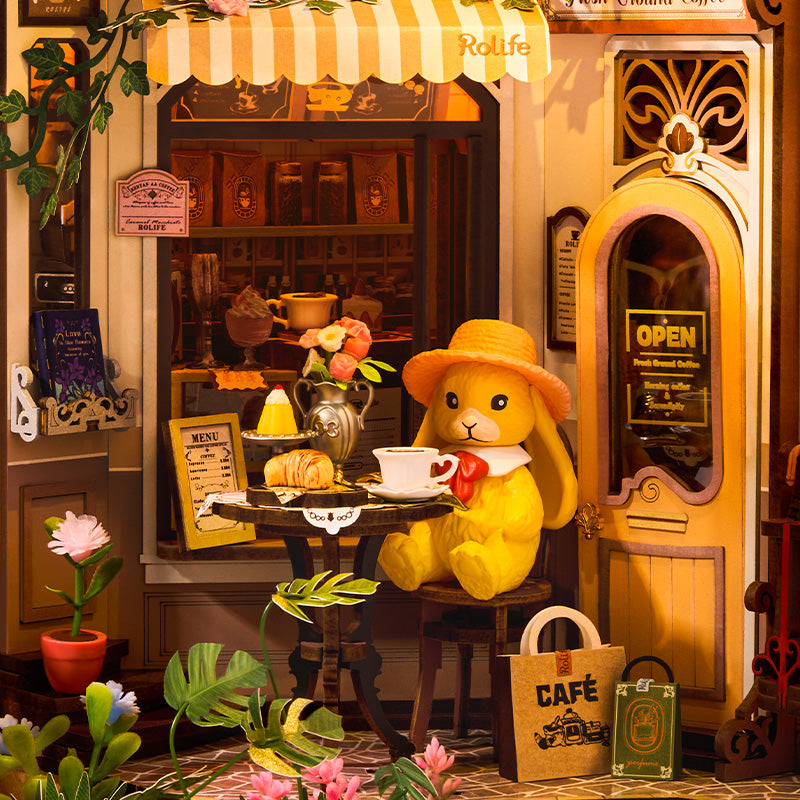 Intimate Coffee Shop Setting